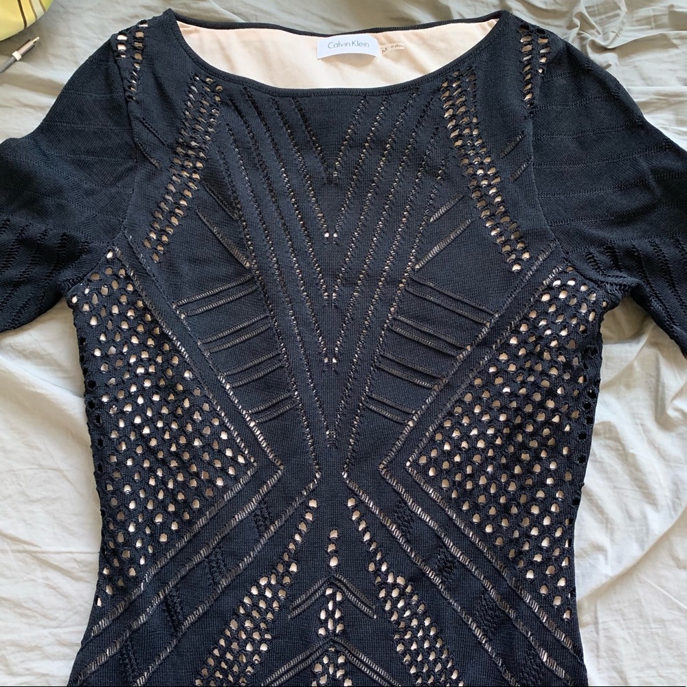 Calvin Klein Bodycon Design Dress